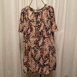 Abercrombie & Fitch paisley Swing Mini dress